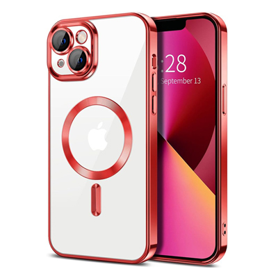 Θήκη iPhone 15 Plus 5G Back Cover Electro Magsafe -Κόκκινο
