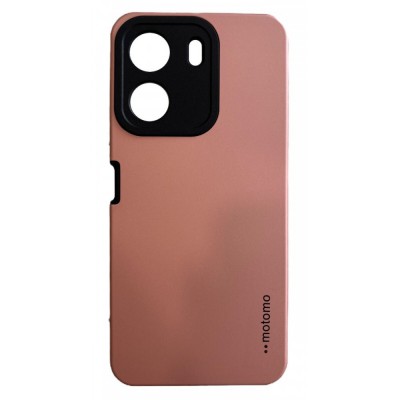 Θήκη Xiaomi Redmi Note 13 Pro 4G / Poco M6 Pro 4G Motomo Tough Armor Back Cover Υβριδική κατασκευή -Ροζ Χρυσό