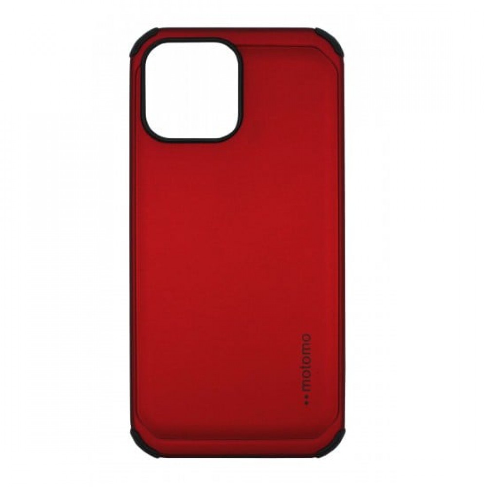 Θήκη iPhone 15 Pro 5G Motomo Tough Armor Back Cover Υβριδική κατασκευή -Κόκκινο Θήκες iPhone