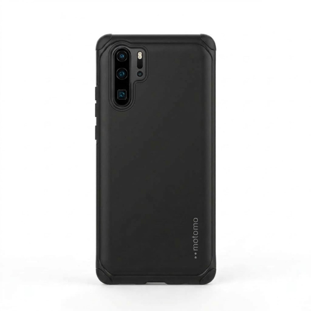 Θήκη Huawei P30 Pro Motomo Tough Armor Back Cover Υβριδική κατασκευή  -Μαύρο Θήκες Smartphone