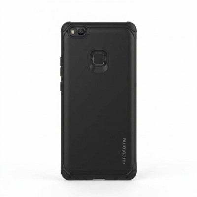 Θήκη Huawei P9 Lite Motomo Tough Armor Back Cover Υβριδική κατασκευή -Black
