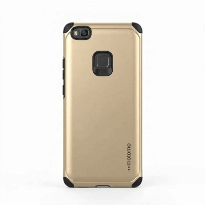 Θήκη Huawei P9 Lite Motomo Tough Armor Back Cover Υβριδική κατασκευή  -Gold