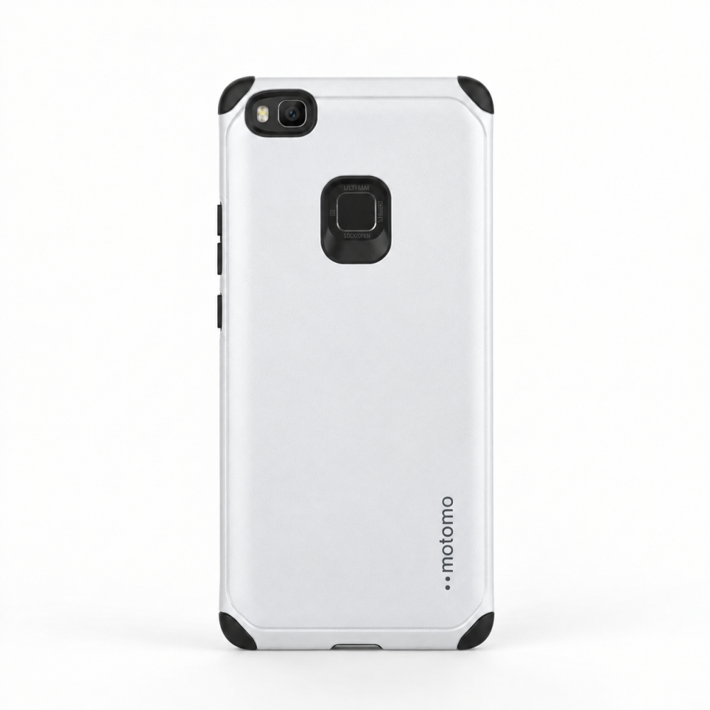 Θήκη Huawei P9 Lite Motomo Tough Armor Back Cover Υβριδική κατασκευή  -White  Θήκες Smartphone