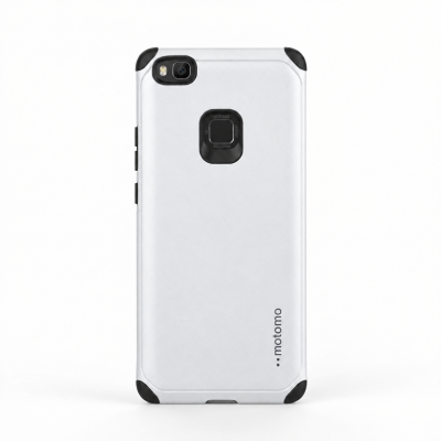 Θήκη Huawei P9 Lite Motomo Tough Armor Back Cover Υβριδική κατασκευή  -White 