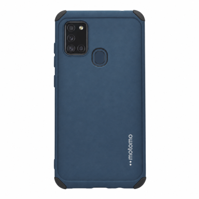 Θήκη Samsung Galaxy A21s Motomo Tough Armor Back Cover Υβριδική κατασκευή  -Blue