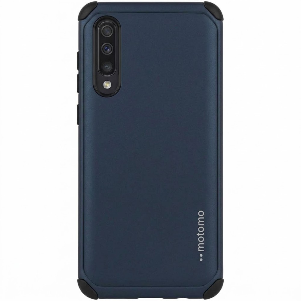 Θήκη Samsung Galaxy A50 / A30s / A50s Motomo Back Cover Υβριδική κατασκευή  -Μπλε Θήκες Smartphone