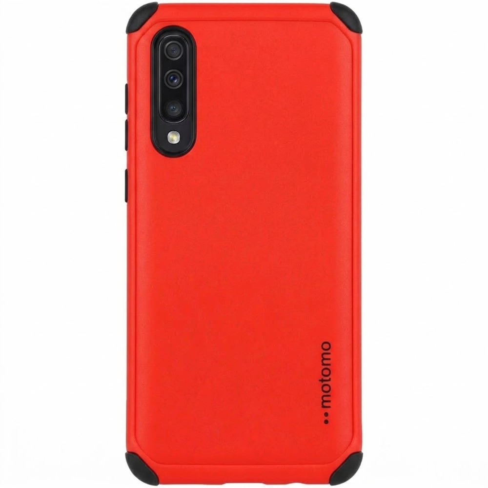 Θήκη Samsung Galaxy A50 / A30s / A50s Motomo Back Cover Υβριδική κατασκευή  -Κόκκινο  Θήκες Smartphone