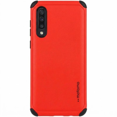 Θήκη Samsung Galaxy A50 / A30s / A50s Motomo Back Cover Υβριδική κατασκευή  -Κόκκινο 
