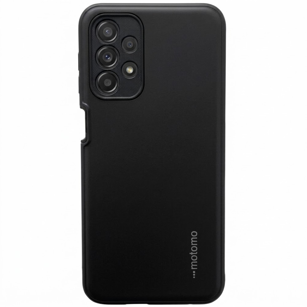 Θήκη Samsung Galaxy A23 4G / 5G Motomo Tough Armor Back Cover Υβριδική κατασκευή -Μαύρο Θήκες Samsung 