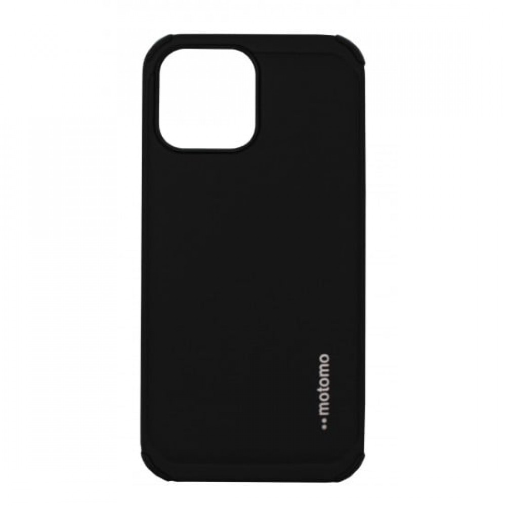 Θήκη iPhone 15 Plus 5G Motomo Tough Armor Back Cover Υβριδική κατασκευή -Μαύρο Θήκες iPhone