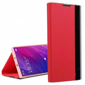 Θήκη Xiaomi Redmi Note 8 Pro Smart View Flip Cover  -Κόκκινο Θήκες Smartphone