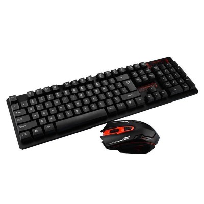 Wireless Keyboard Mouse Combo Set -Black