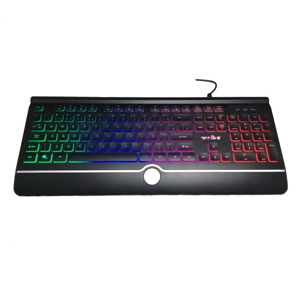 Πληκτρολόγιο Gamer με πολύχρωμα USB Rgb χρώματα Αξεσουάρ 