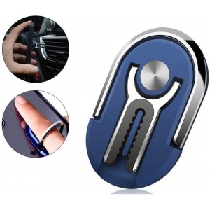 Ring Holder / Βάση Κινητού Αεραγωγού Αυτοκινήτου πολλαπλών χρήσεων 360 ° περιστροφής -Μπλε Αξεσουάρ 