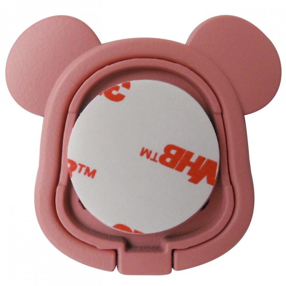 Bear Ring Holder Κινητού -Ροζ Nude Αξεσουάρ 