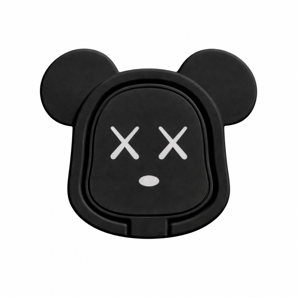 Bear Ring Holder Κινητού -Μαύρο Αξεσουάρ 