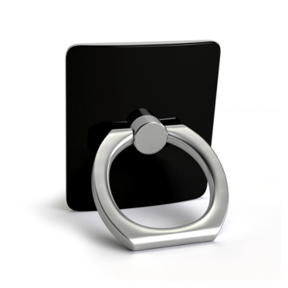 Δαχτυλίδι Βάσης Στήριξης Κινητού Circle Ring Phone Stand  -Μαύρο Αξεσουάρ 