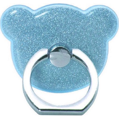 Δαχτυλίδι Βάσης Στήριξης Κινητού Circle Ring Phone Stand Glitter Blue