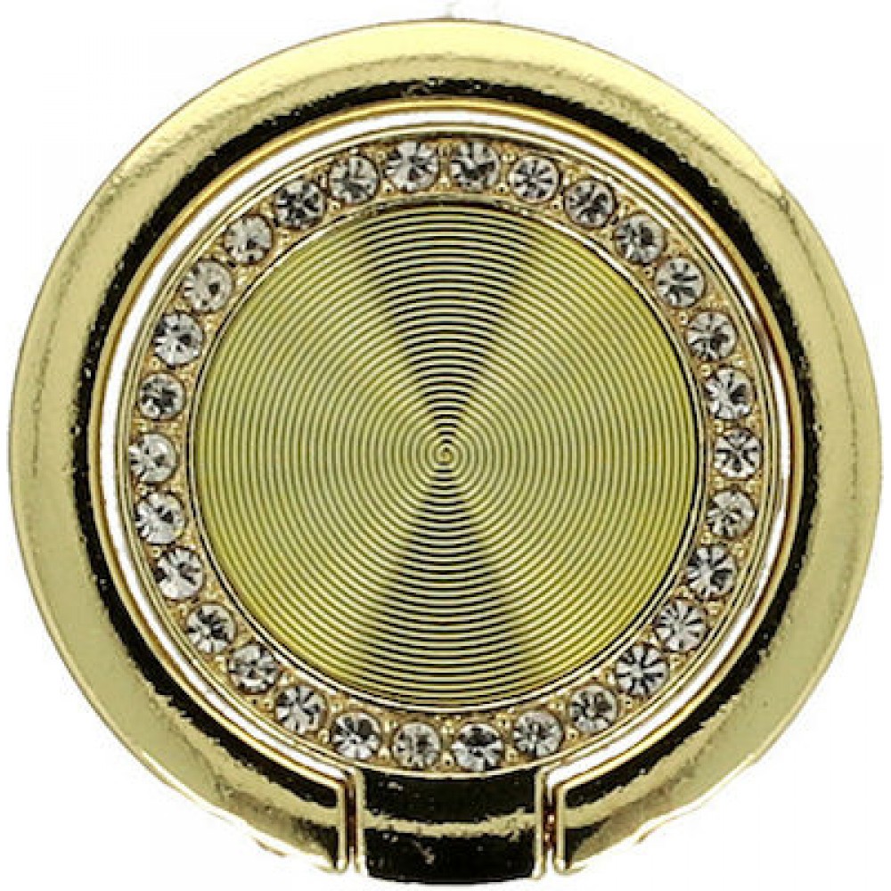 Δαχτυλίδι Βάσης Στήριξης Κινητού SHENGO Glitter Gold Phone Holders