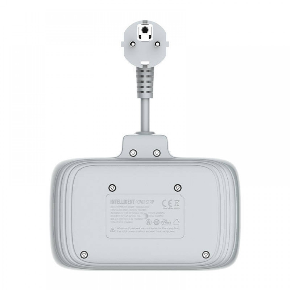 Ldnio Πολύπριζο 2 Θέσεων με Διακόπτη και 3 USB -Λευκό Διάφορα