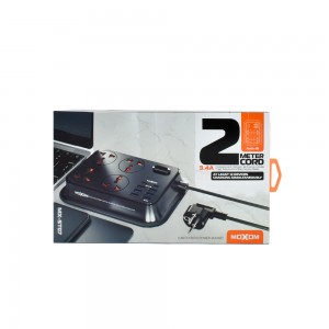 Moxom Πολύπριζο 4 Θέσεων με 8 USB -Μαύρο Διάφορα