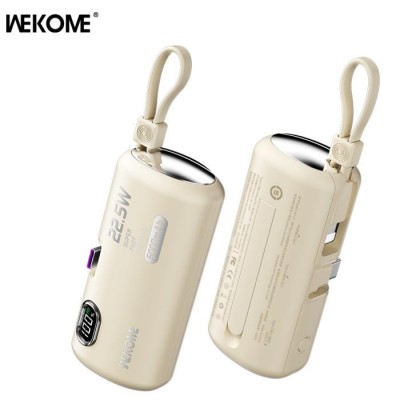 WEKOME WP-19 Power Bank 5000mAh 22.5W –Nude