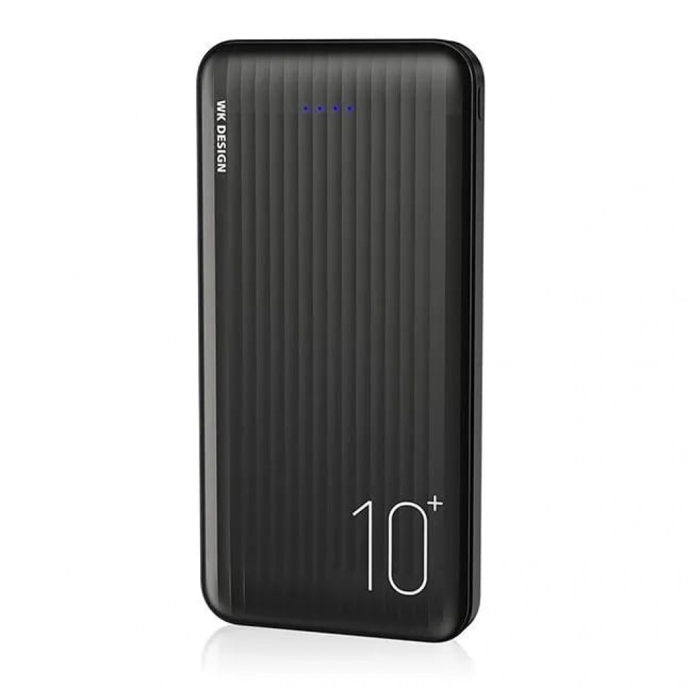 WK WP-129 Power Bank 10000mAh Μαύρο – Διπλές USB-A Θύρες & Αξιόπιστη Φόρτιση Αξεσουάρ 