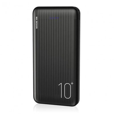 WK WP-129 Power Bank 10000mAh Μαύρο – Διπλές USB-A Θύρες & Αξιόπιστη Φόρτιση