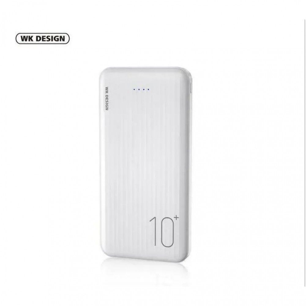 WK WP-129 Power Bank 10000mAh Λευκό – Διπλές USB-A Θύρες & Αξιόπιστη Φόρτιση Αξεσουάρ 