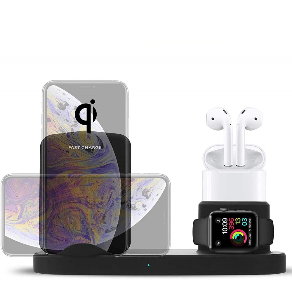 Ασύρματος Φορτιστής Qi Πολλαπλών Λειτουργιών 3 in 1 Αξεσουάρ 