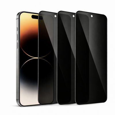 Προσφορά 2+1 Δώρο Privacy Αντιχαρακτικό Γυαλί Πλήρους Κάλυψης Για iPhone 12 / 12 Pro – Matte Screen Protector