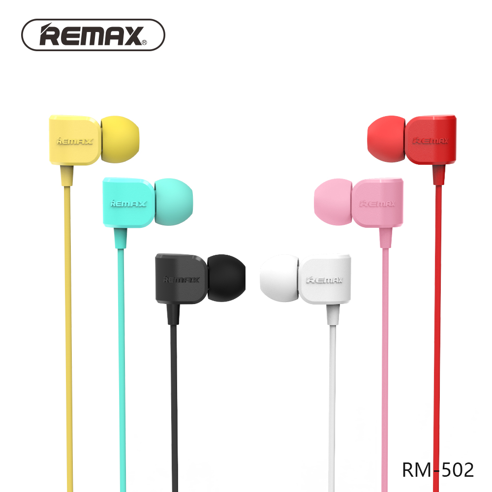 Remax RM-502 Ενσύρματα Handsfree Ακουστικά με Μικρόφωνο –Κόκκινο (3.5mm) Αξεσουάρ 