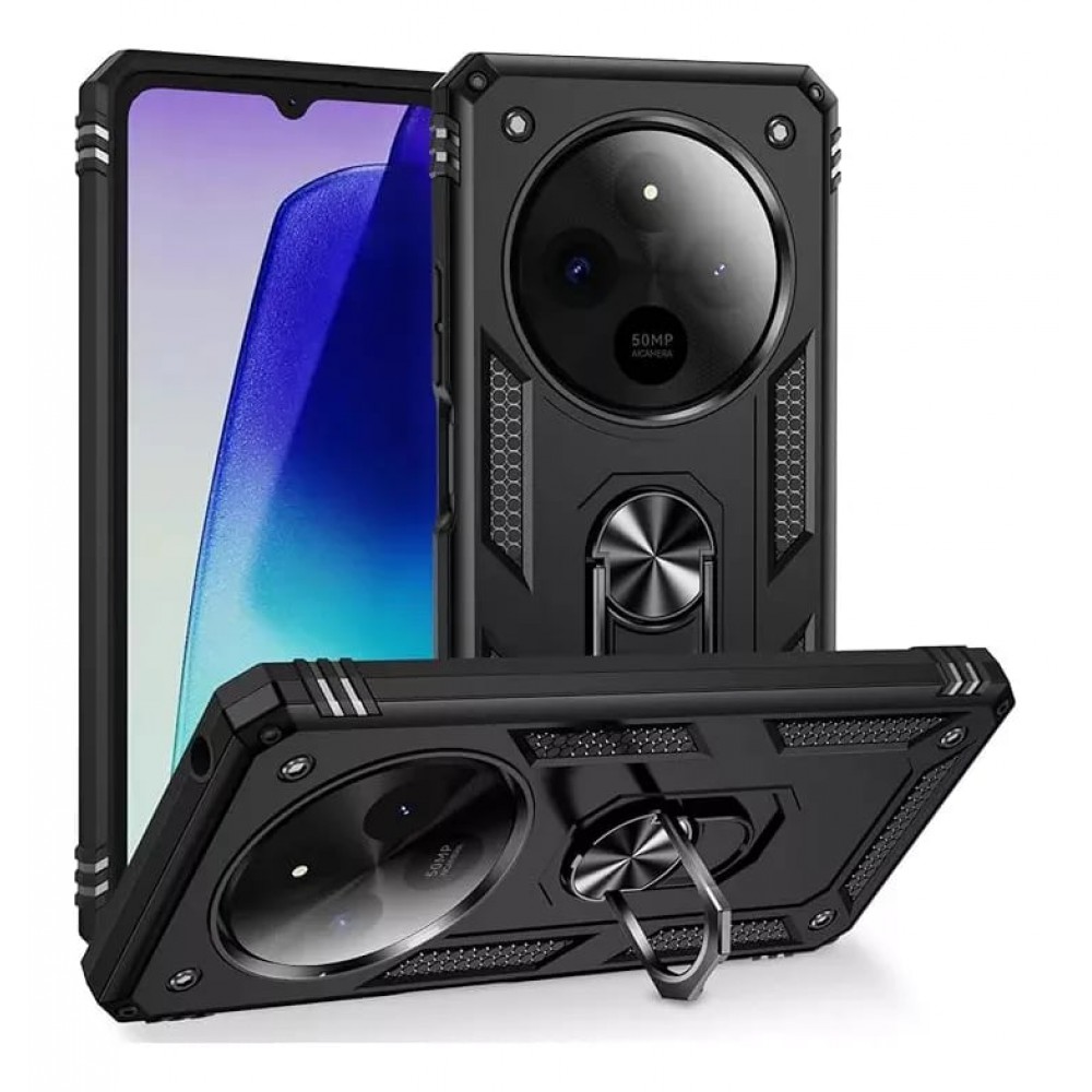 Θήκη Xiaomi Redmi 14C / Poco C75 4G Rugged Armor Cover -Μαύρο Θήκες Smartphone