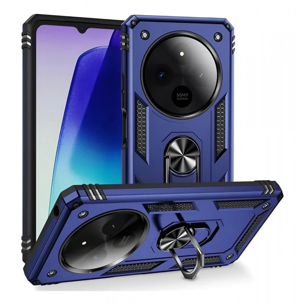 Θήκη Xiaomi Redmi 14C / Poco C75 4G Rugged Armor Cover -Μπλε Θήκες Smartphone