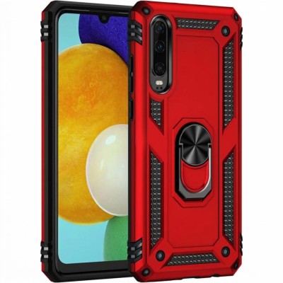 Θήκη Huawei P30 Rugged Armor Cover -Κόκκινο