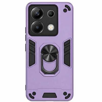Θήκη Xiaomi Redmi Note 13 4G Hybrid Shockproof Armor Case Stand Metal Ring -Λιλά