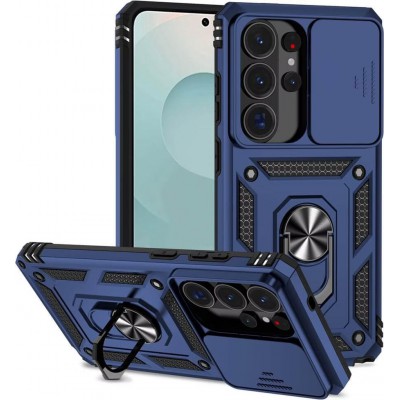 Θήκη Slide Armor Back Cover Για Samsung Galaxy S26 Ultra Με Συρόμενη Προστασία Κάμερας –Μπλε