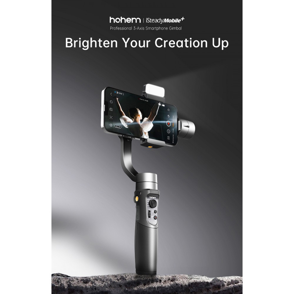 Hohem iSteady Mobile Plus Gimbal Κινητού με Σταθεροποιητή 3 Αξόνων -Μαύρο Αξεσουάρ 