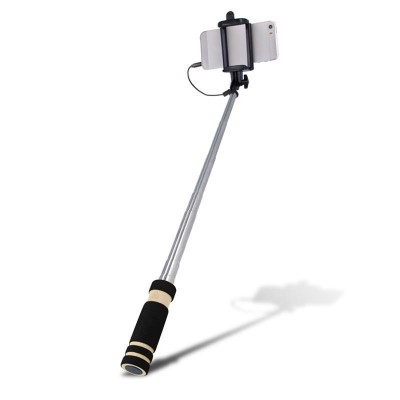 Setty Mini Selfie Stick Monopod με καλώδιο για Smartphones/Camera - Black