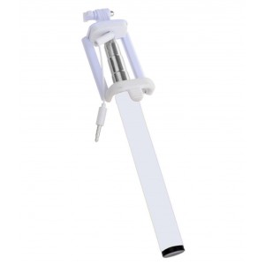 Selfie Stick Monopod με καλώδιο για Smartphones/Camera -Λευκό Αξεσουάρ 