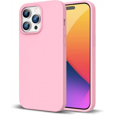 Θήκη Σιλικόνης Slim Fit Για iPhone 16 Pro 5G –Ροζ