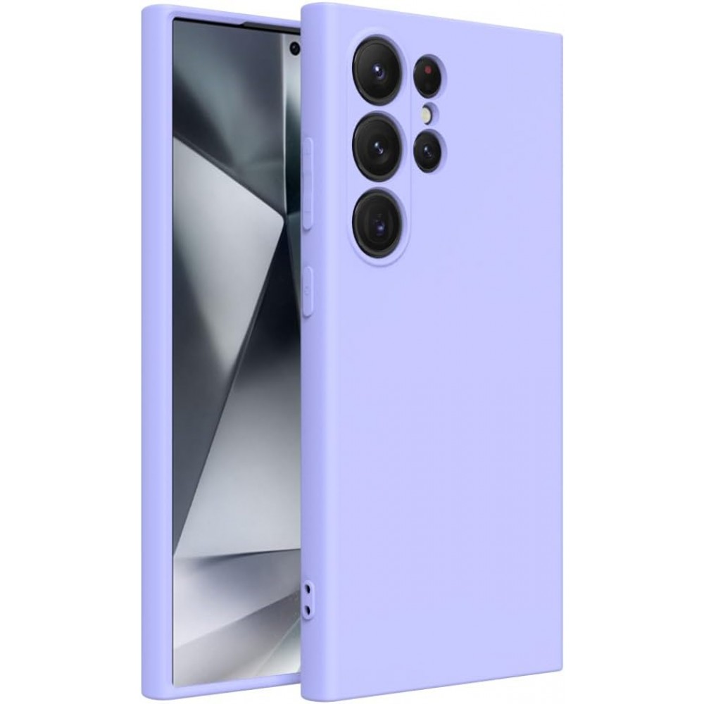 Θήκη Σιλικόνης Slim Fit Για Samsung Galaxy S23 Ultra 5G –Λιλά Θήκες Smartphone