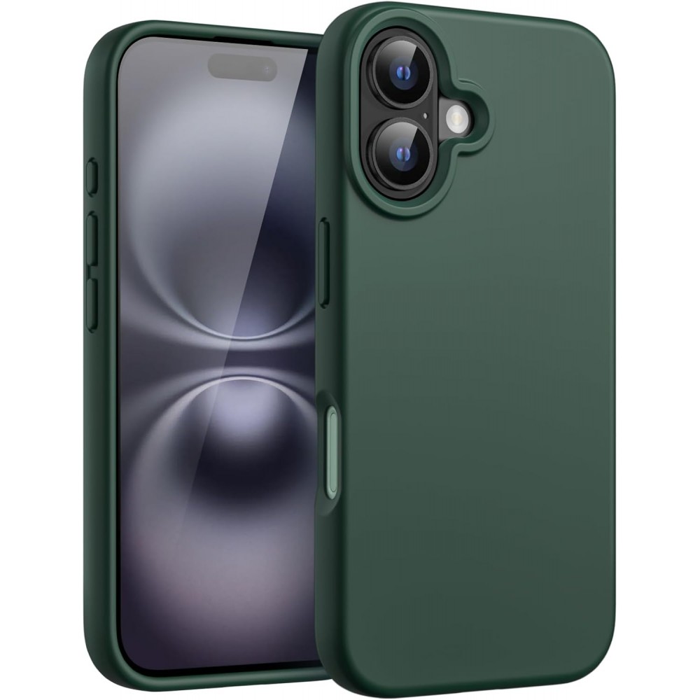 Θήκη Σιλικόνης Slim Fit Για iPhone 17 5G –Green Forest Θήκες iPhone