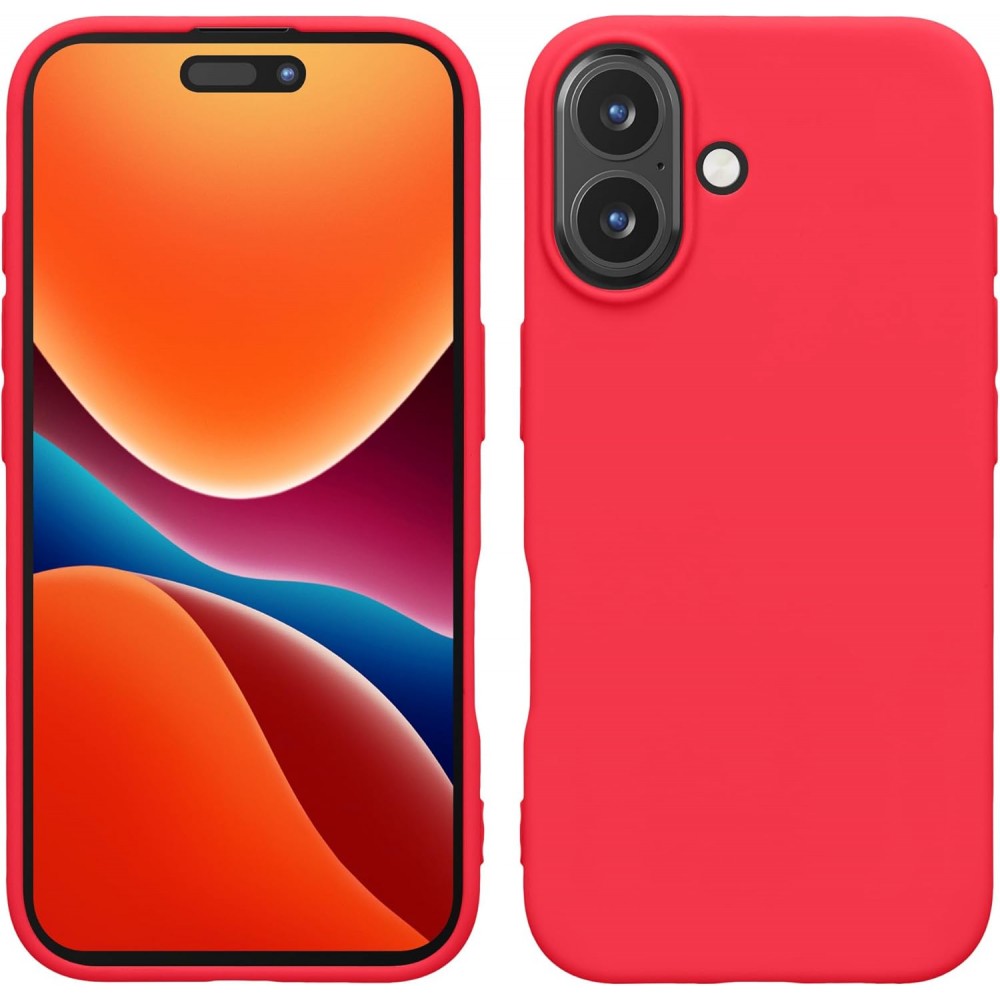 Θήκη Σιλικόνης Slim Fit Για iPhone 17 5G –Κόκκινο Θήκες iPhone