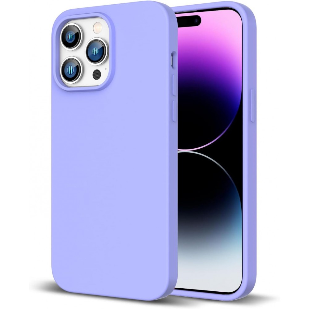 Θήκη Σιλικόνης Slim Fit Για iPhone 16 Pro Max 5G –Λιλά Θήκες iPhone