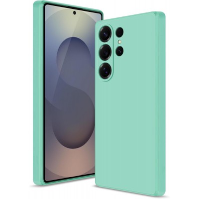 Θήκη Σιλικόνης Slim Fit Για Samsung Galaxy S23 Ultra 5G –Τιρκουάζ