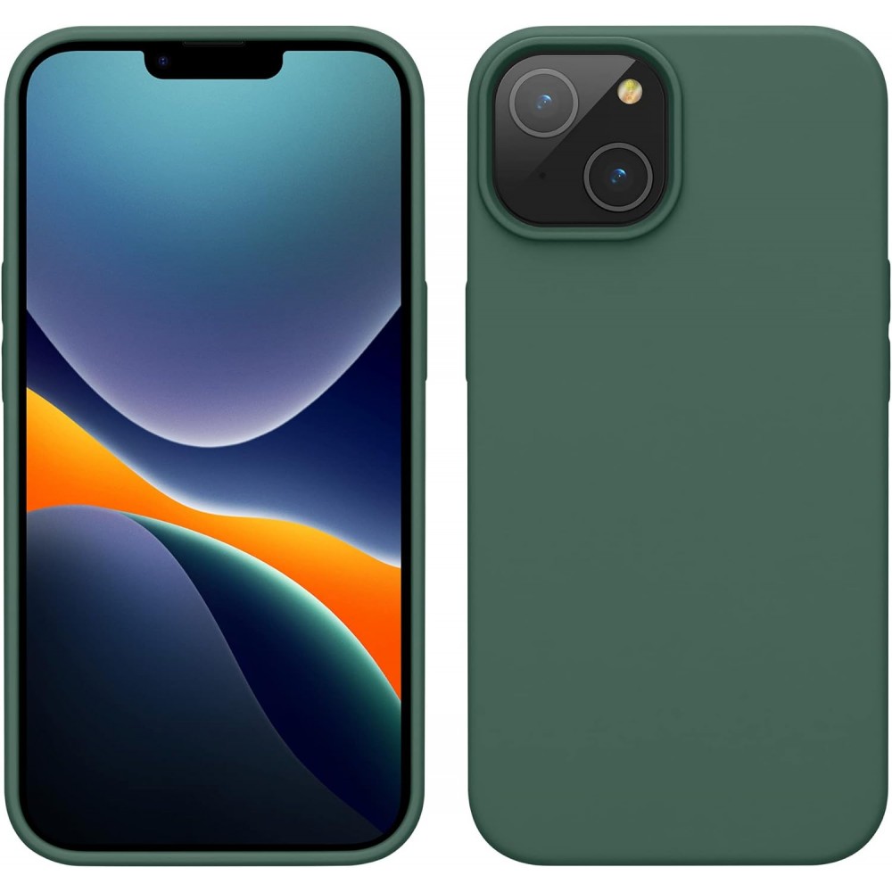 Θήκη Σιλικόνης Slim Fit Για iPhone 14 Plus –Green Forest Θήκες iPhone