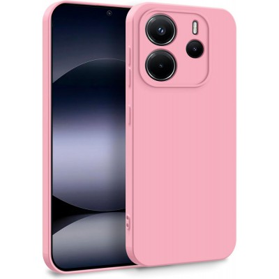 Θήκη Σιλικόνης Slim Fit Για Xiaomi Redmi Note 14 5G –Ροζ