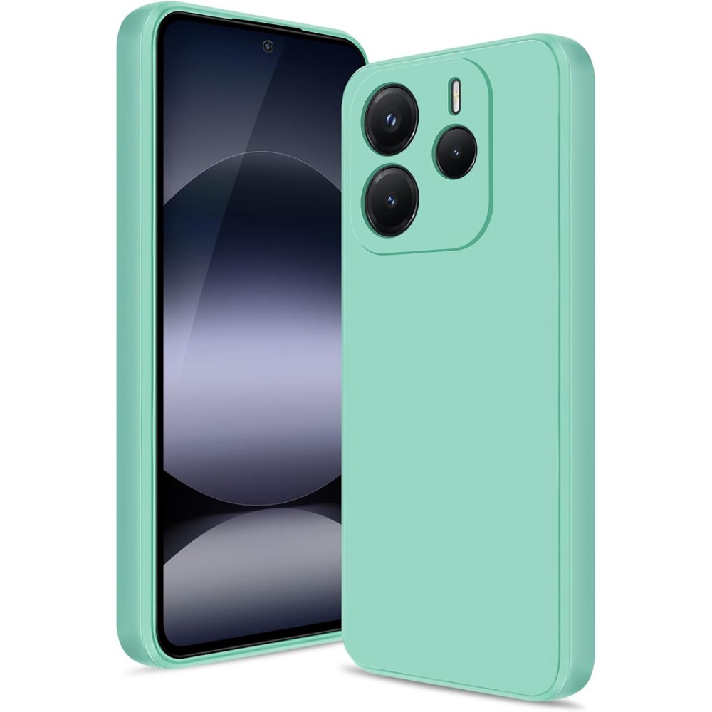 Θήκη Σιλικόνης Slim Fit Για Xiaomi Redmi Note 14 4G –Τιρκουάζ Θήκες Smartphone