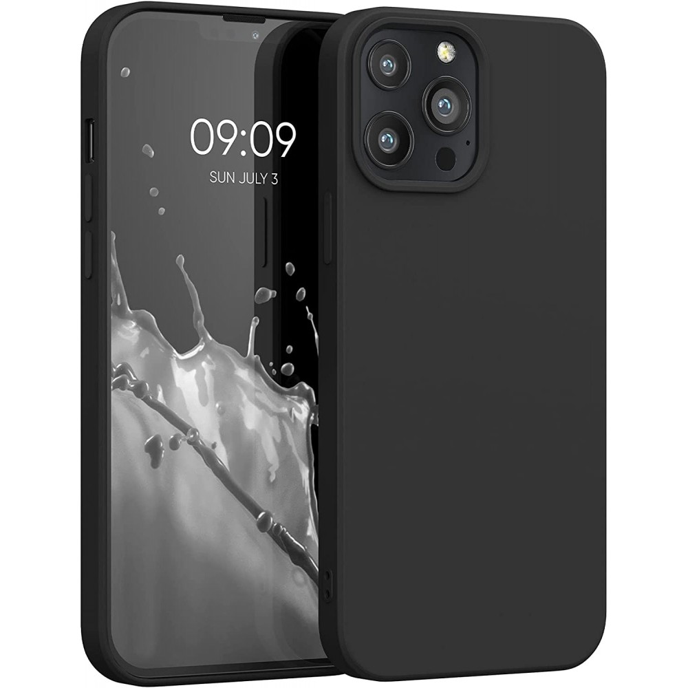 Θήκη Σιλικόνης Slim Fit Για iPhone 13 Pro Max –Μαύρο Θήκες iPhone